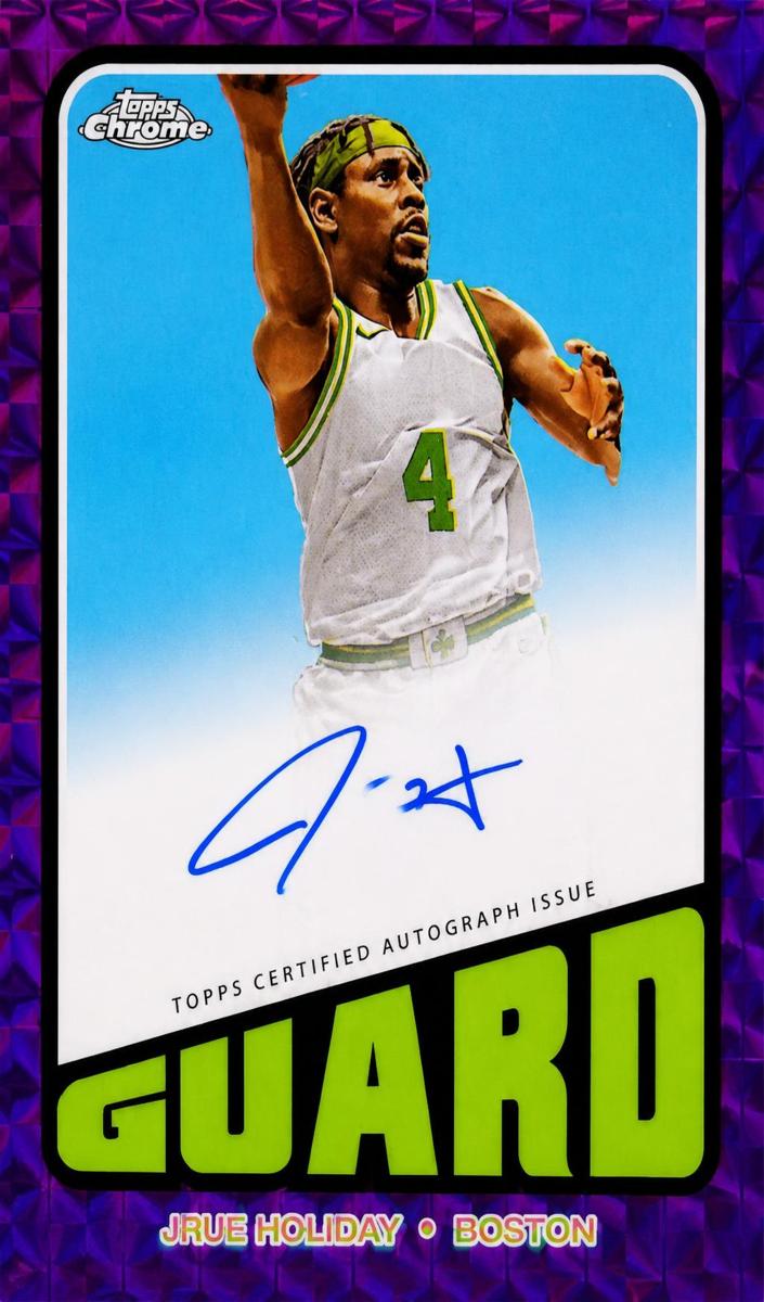 2023 Topps Chrome Jrue Holiday #TA-JH card