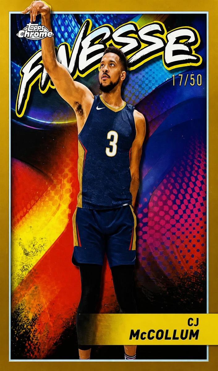 2023 CJ McCollum [Gold Refractor] #F-13