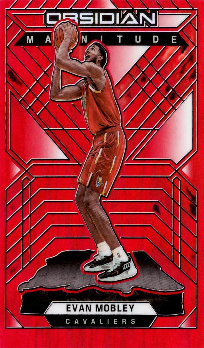 2021 Evan Mobley [Electric Etch Red Flood] #17