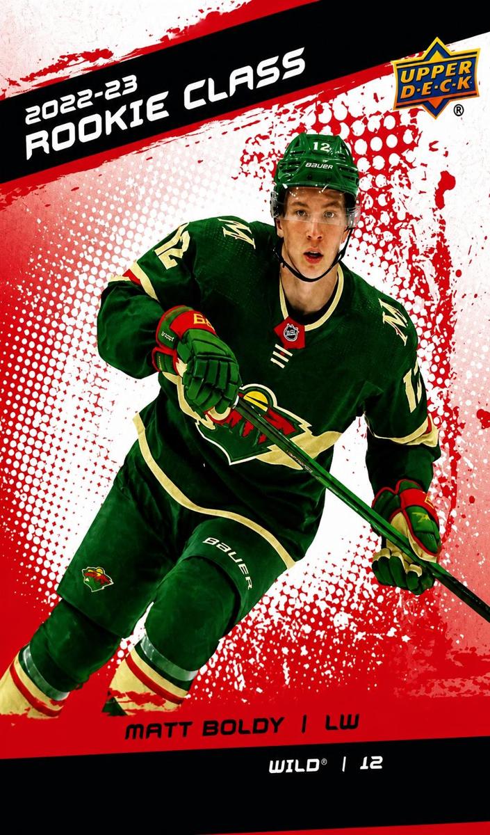 2022 Upper Deck Matt Boldy [Red] #RC-1 card