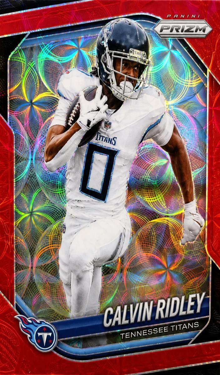 Calvin Ridley 2025 Prizm Football card
