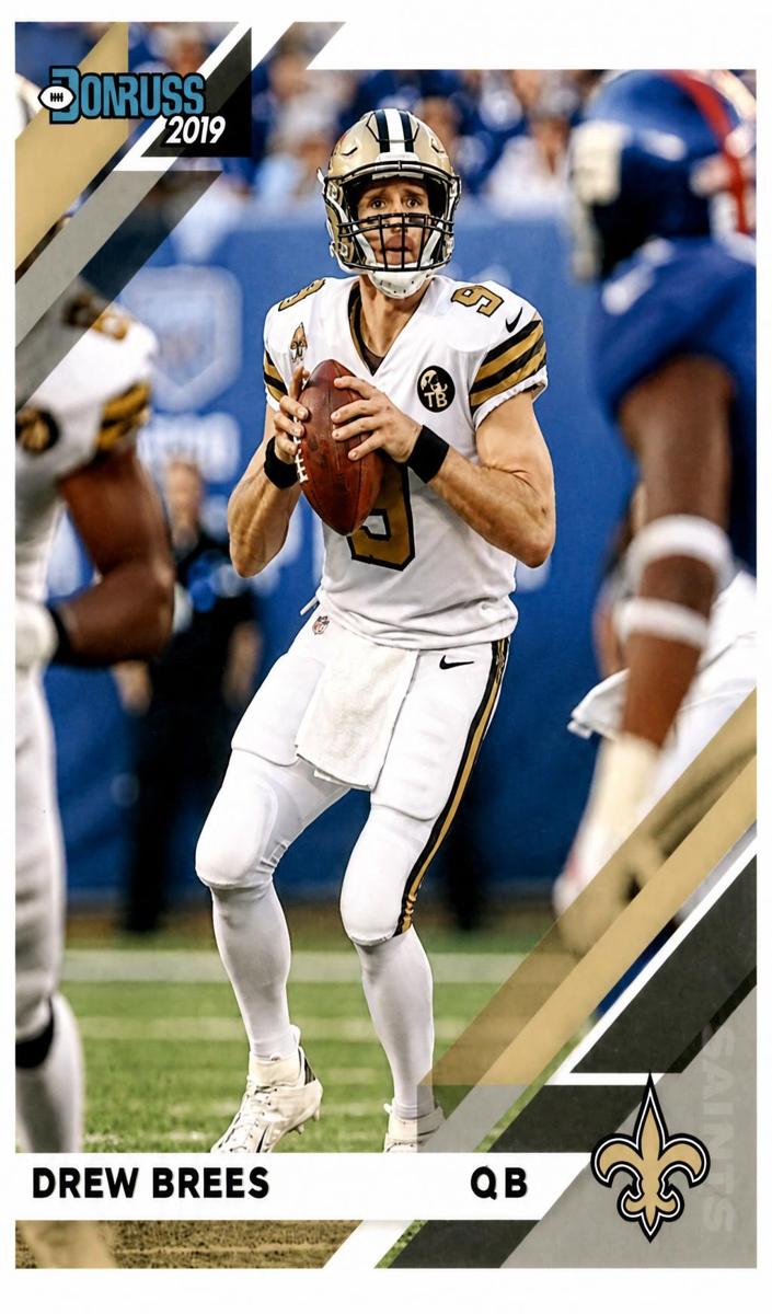 2019 Panini Donruss Drew Brees #170 card