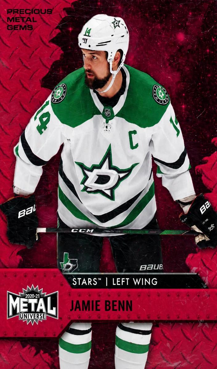 2020 Skybox Metal Universe Jamie Benn #14 card