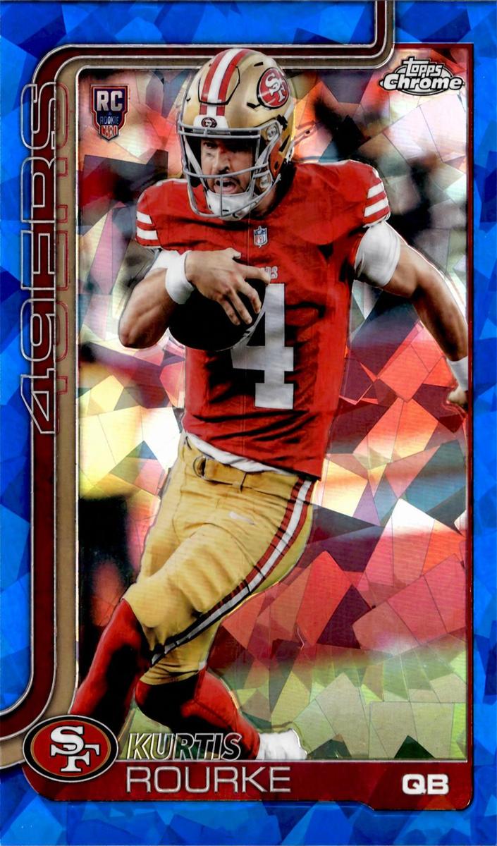 2025 Topps Chrome Kurtis Rourke [X-Fractor] #307 card