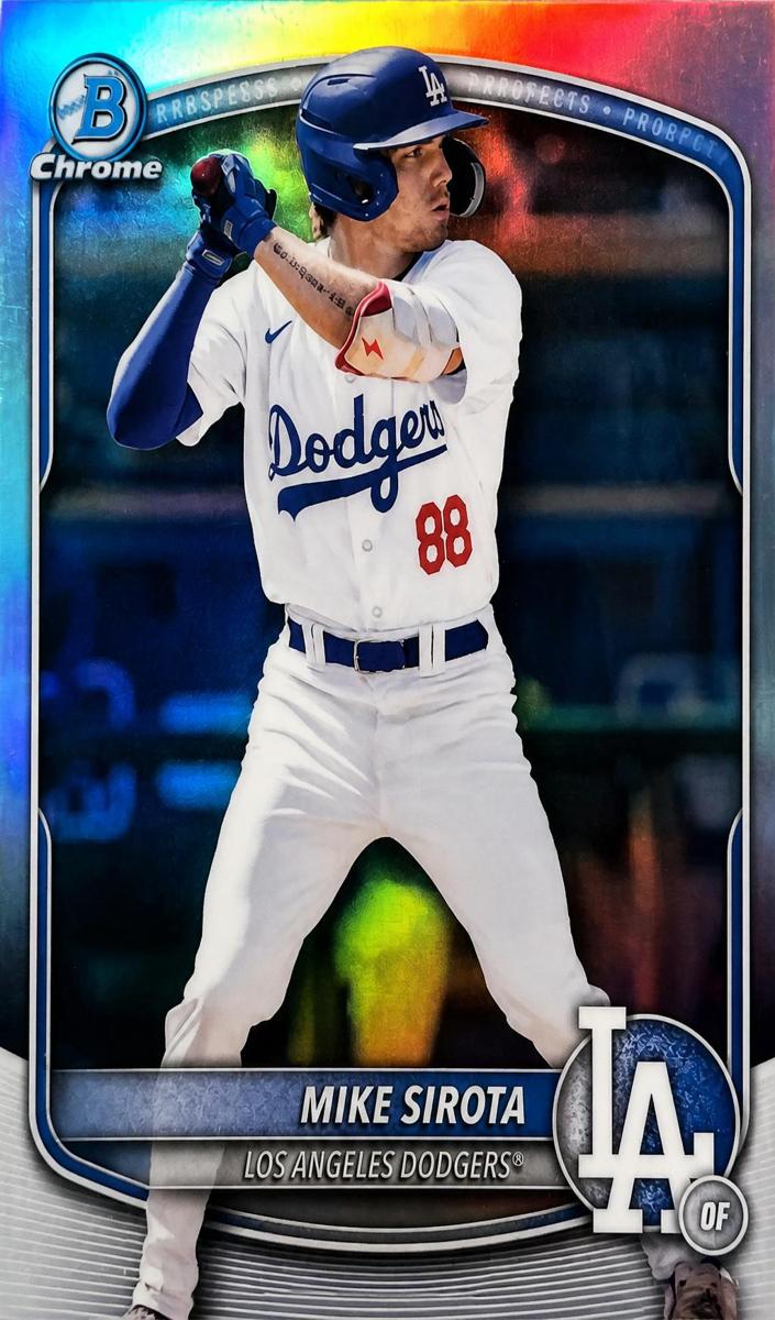 Mike Sirota 2025 Bowman Draft Chrome card