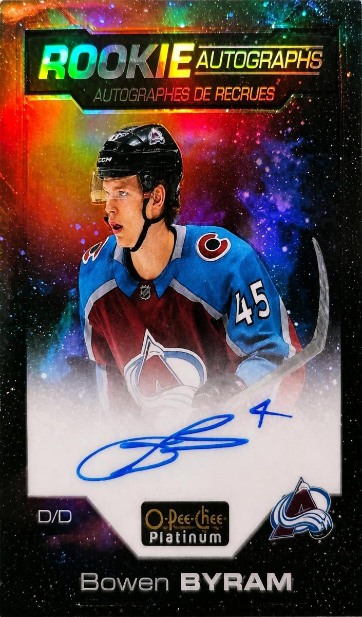 2020 O-Pee-Chee Platinum Bowen Byram [Cosmic] #R-BB card