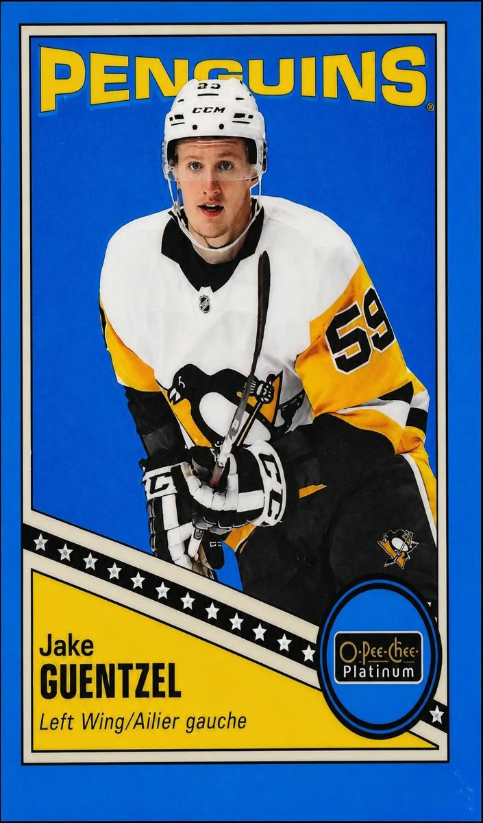 2019 O-Pee-Chee Platinum Jake Guentzel [Rainbow] #R-21 card