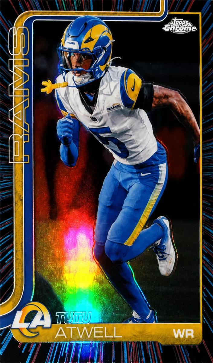 Tutu Atwell 2025 Topps Chrome Football card