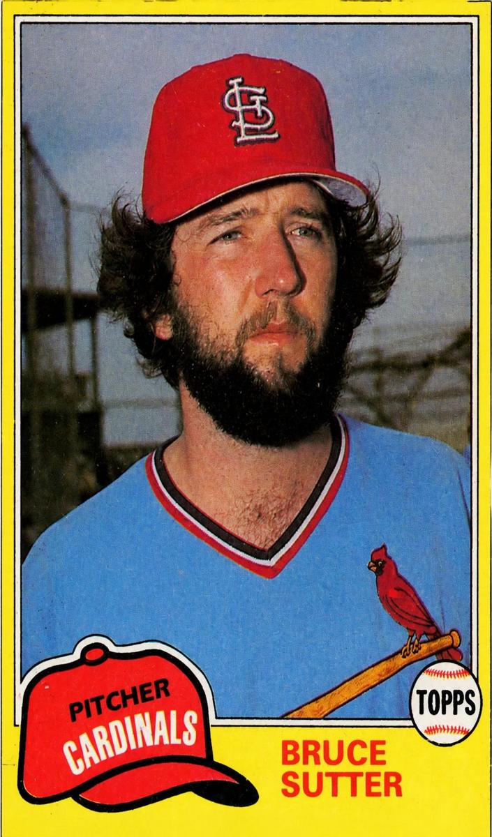 1981 Topps Bruce Sutter #838 card