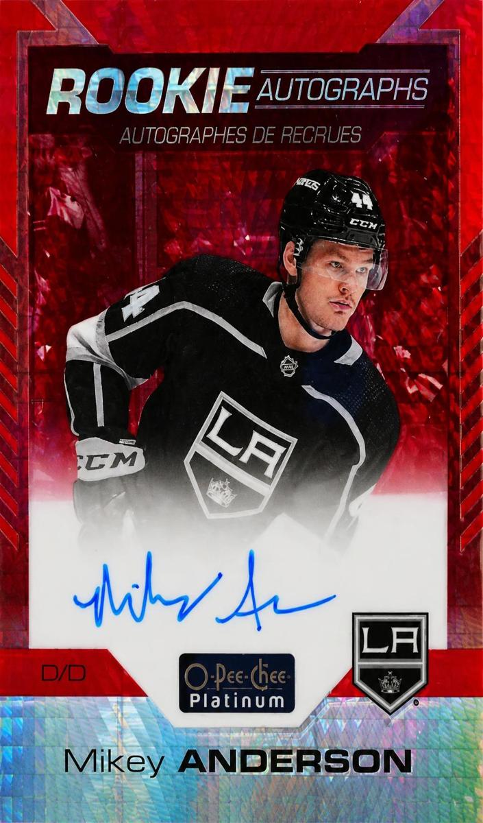 2020 O-Pee-Chee Platinum Mikey Anderson [Red Prism] #R-MA card
