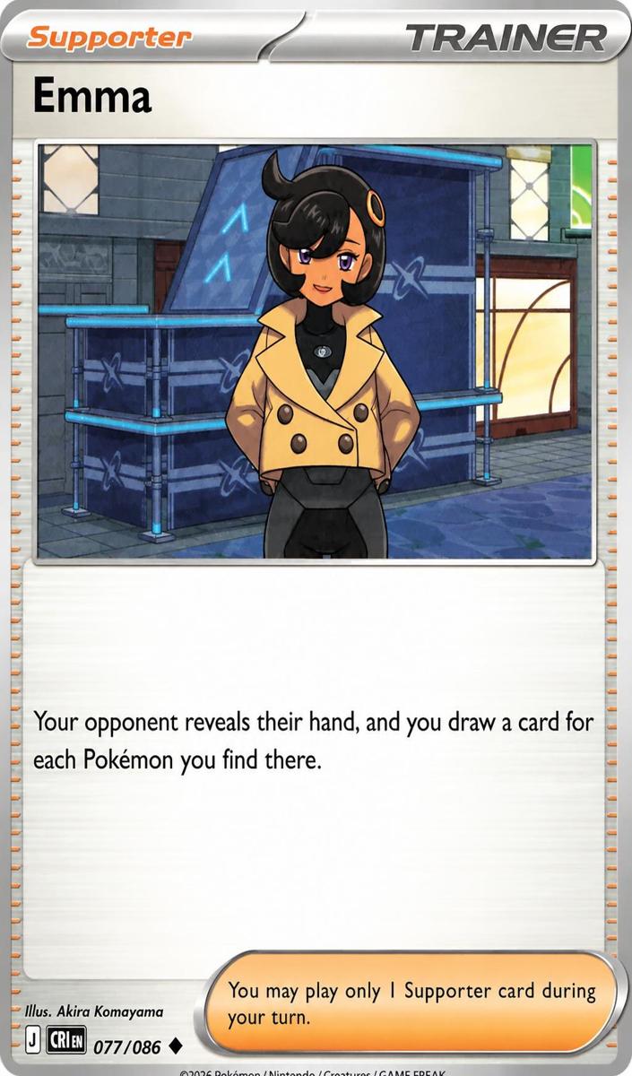Emma 2026 Pokemon Mega Evolution Chaos Rising