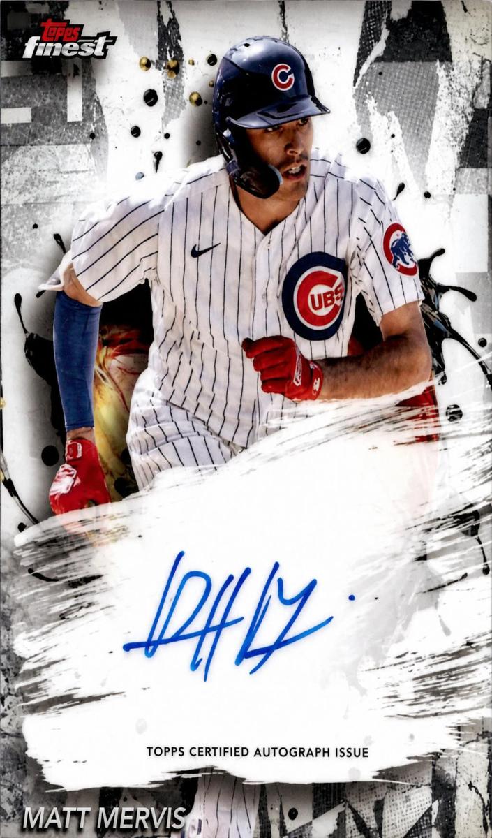 2024 Topps Finest Matt Mervis #FA-MM card