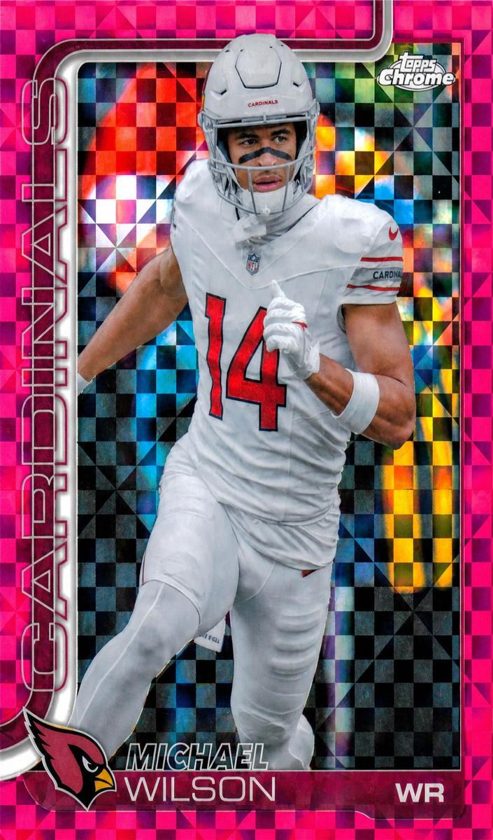 Michael Wilson 2025 Topps Chrome Football card