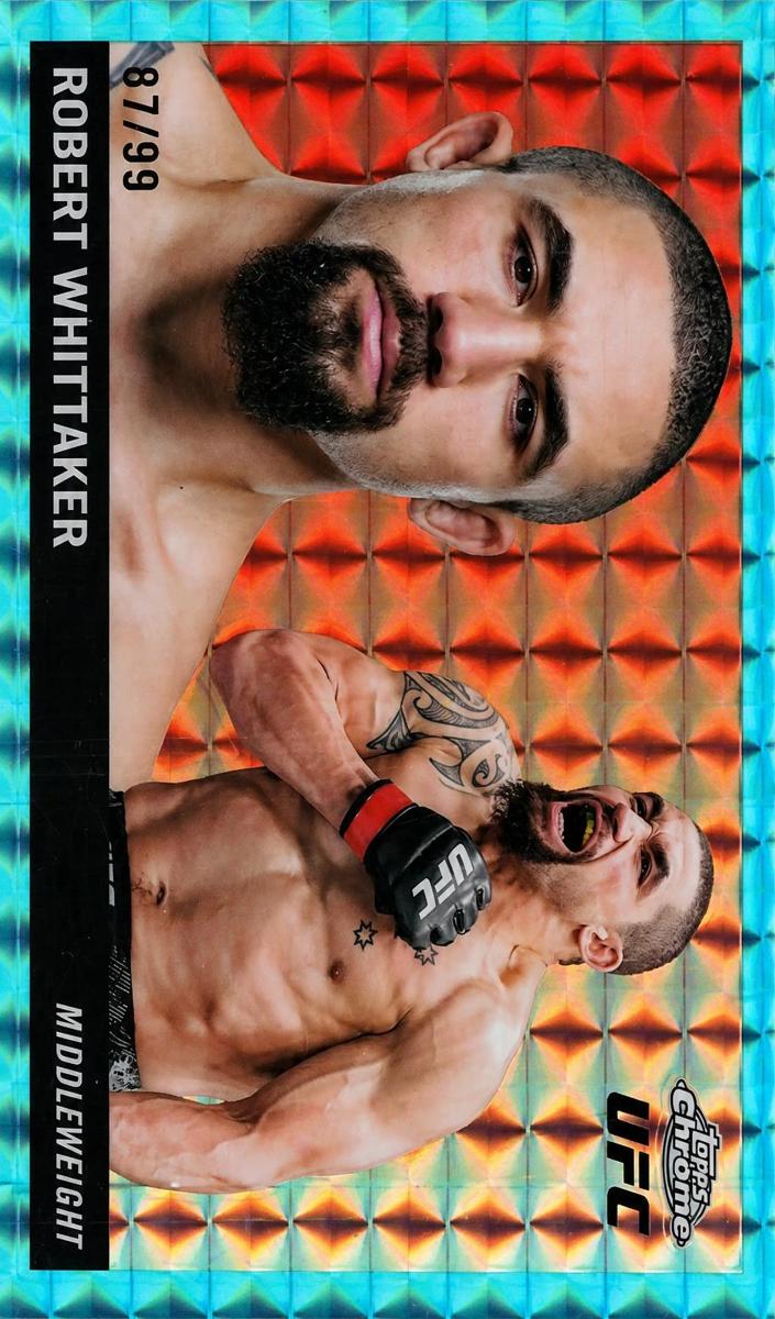 2025 Robert Whittaker [Geometric Aqua Refractor] #55T-10