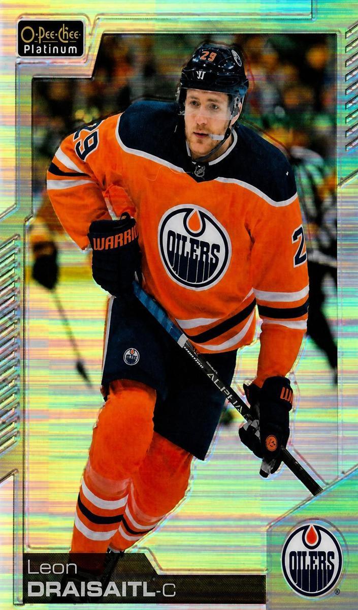 2020 O-Pee-Chee Platinum Leon Draisaitl [Rainbow] #2 card
