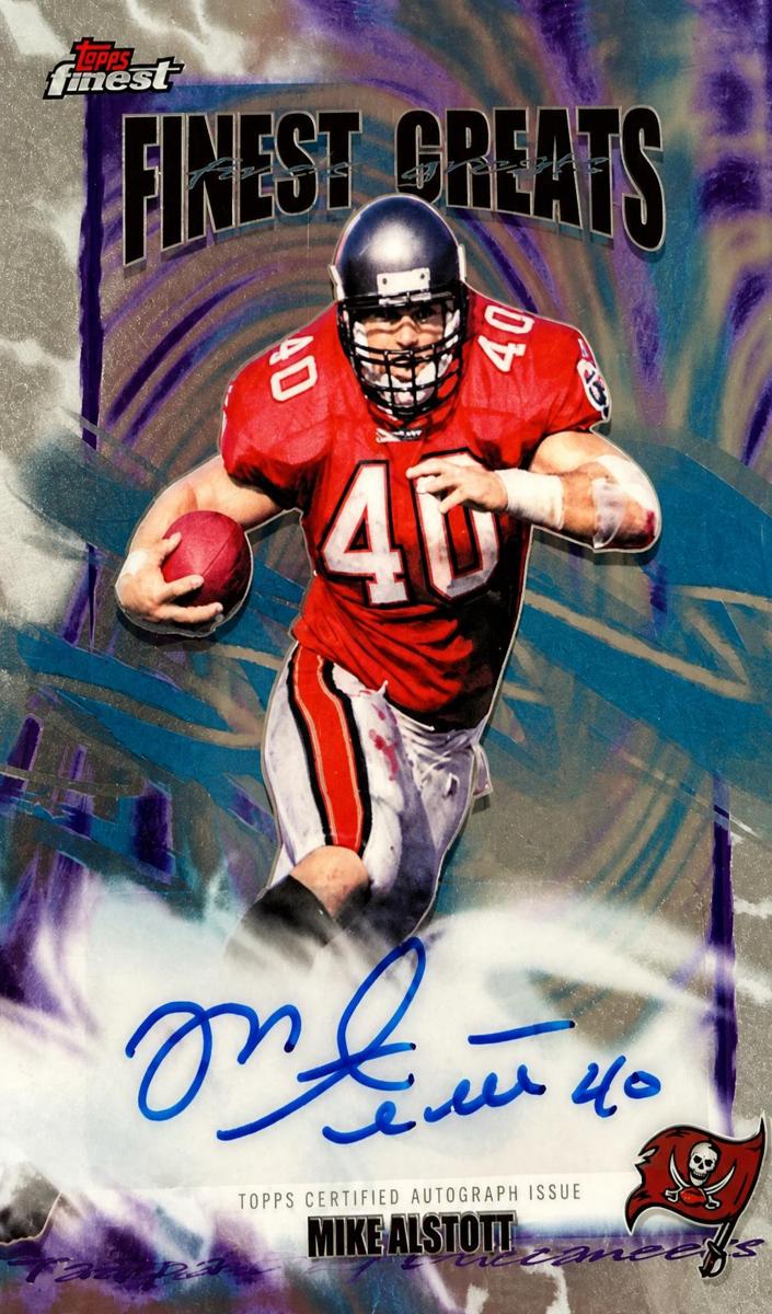 2025 Topps Finest Mike Alstott #FGA-MA card