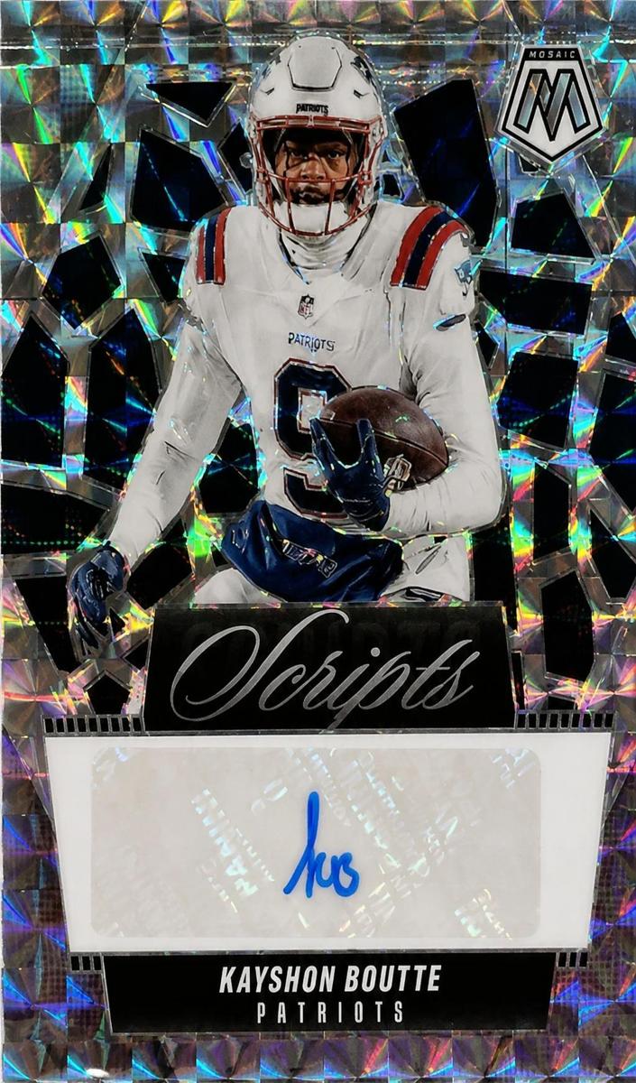 2025 Panini Mosaic Kayshon Boutte #SCR-KBE card