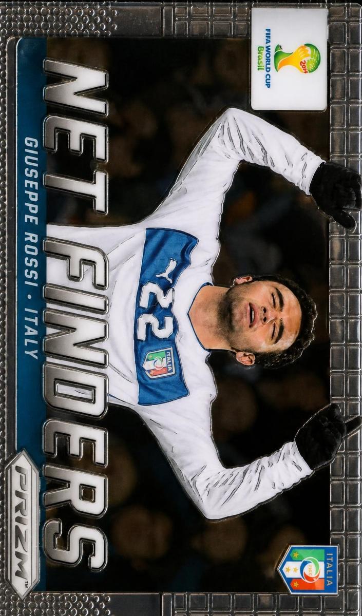 2014 Panini Prizm World Cup Giuseppe Rossi [Yellow & Red Pulsar] #16 card