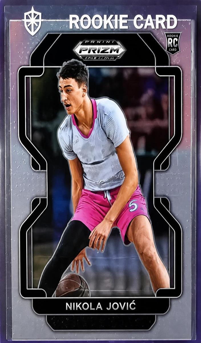 2022 Panini Prizm Draft Picks Nikola Jovic #75 card