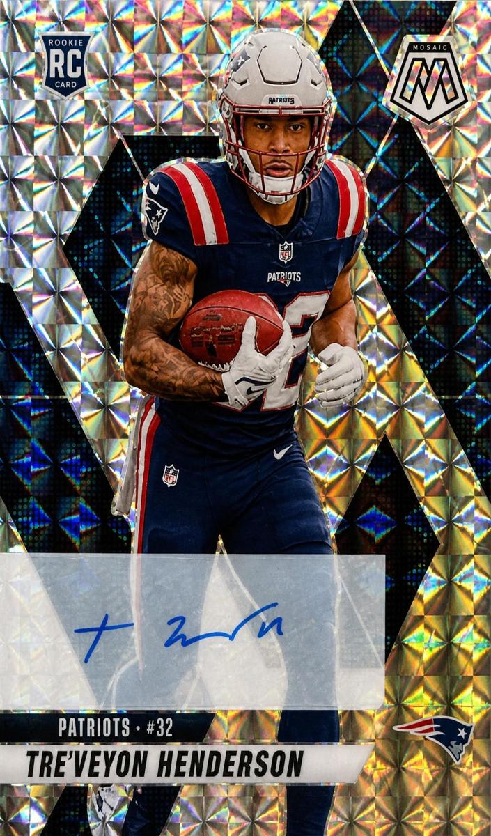 TreVeyon Henderson 2025 Mosaic Football card