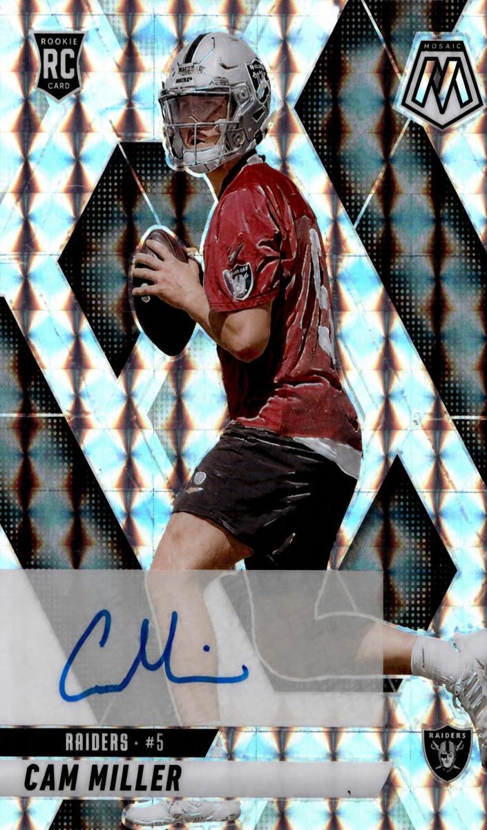 Cam Miller 2025 Mosaic Football card
