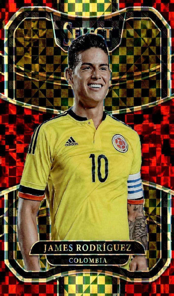 2017 Panini Select James Rodriguez [Silver] #80 card