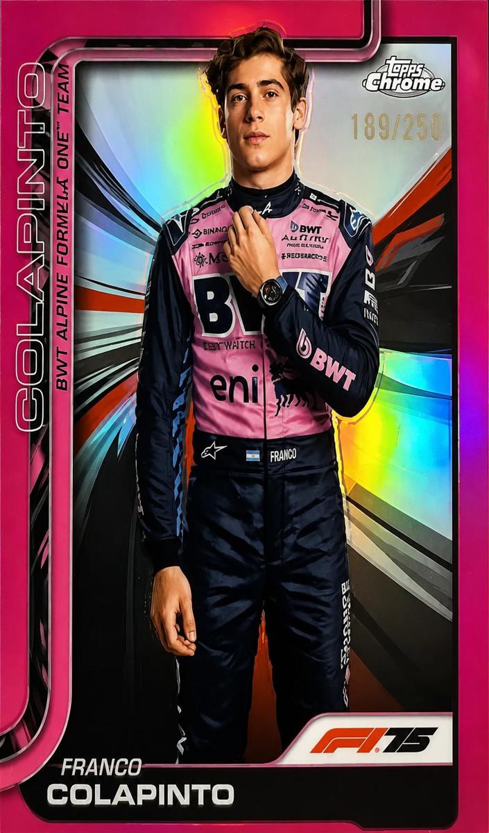 2025 Franco Colapinto [Pink Refractor] #15