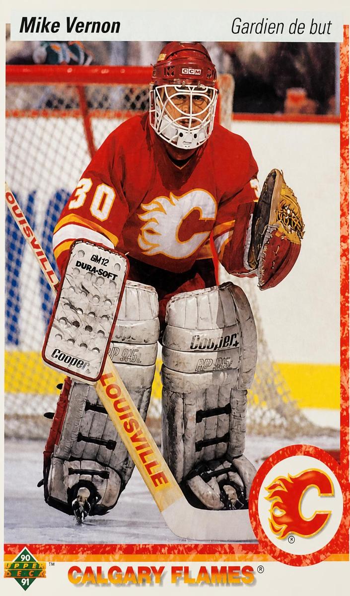 1990 Upper Deck Mike Vernon #254 card