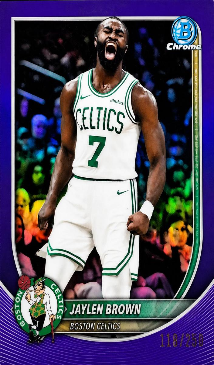 Jaylen Brown 2025 Bowman Basketball card