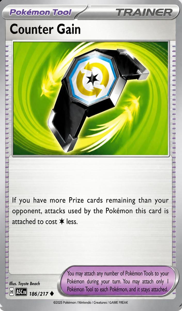 Counter Gain 2026 Pokemon Mega Evolution Ascended Heroes