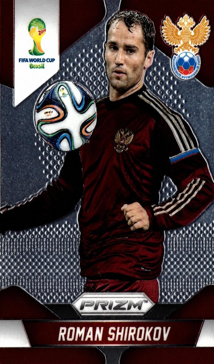 2014 Panini Prizm World Cup Roman Shirokov #165 card