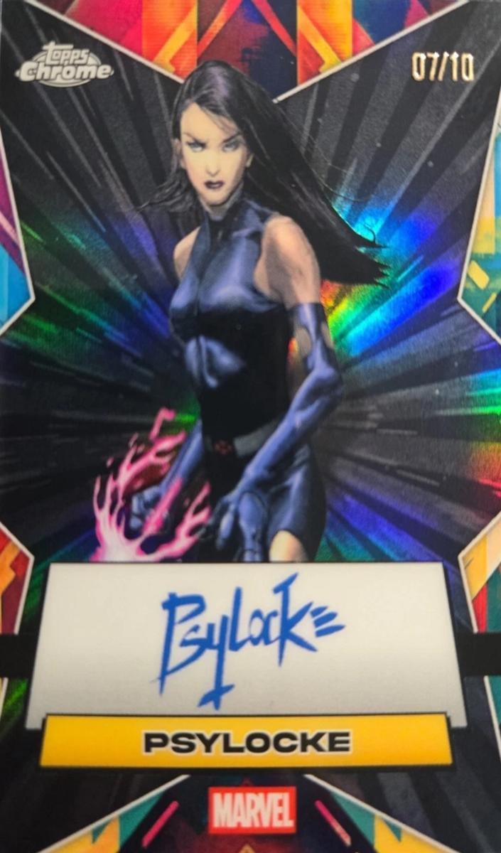 2025 Psylocke [Black Refractor] #FA-PS