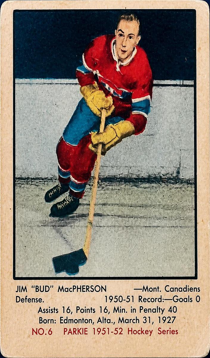 1951 Bud Macpherson #6