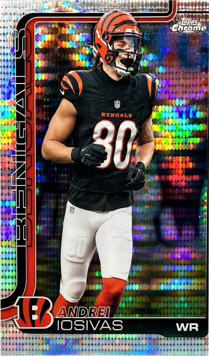 Andrei Iosivas 2025 Topps Chrome Football card