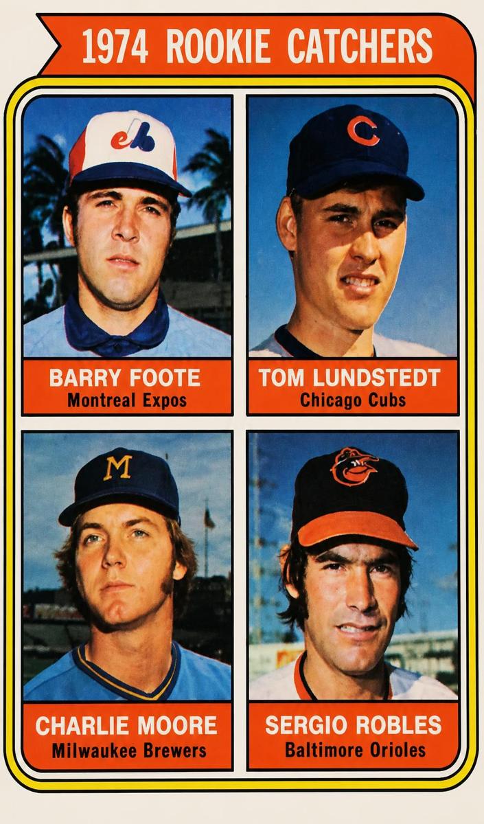 1974 O-Pee-Chee Rookie Catchers #603 card