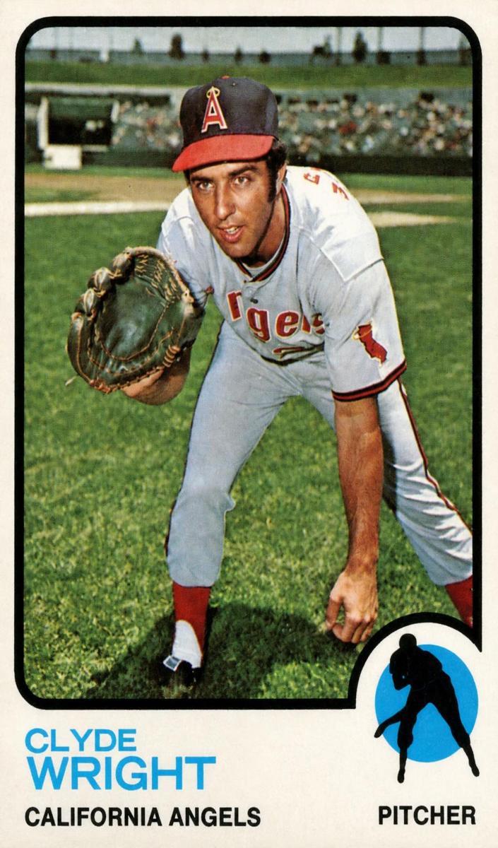 1973 O-Pee-Chee Clyde Wright #373 card