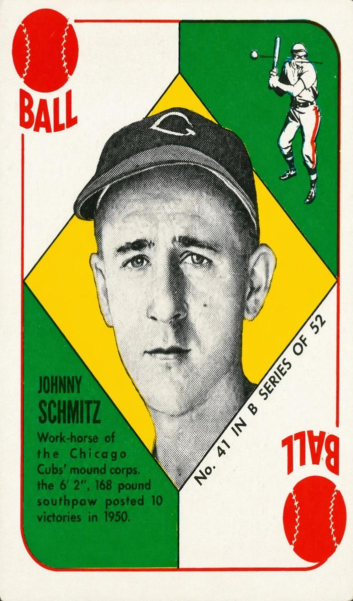 1951 Johnny Schmitz #41