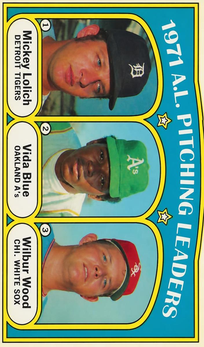1972 AL Pitching Leaders #94