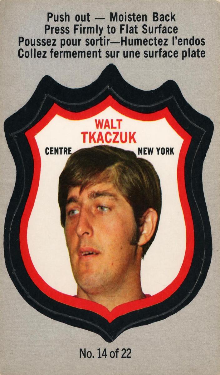 1972 Walt Tkaczuk #14
