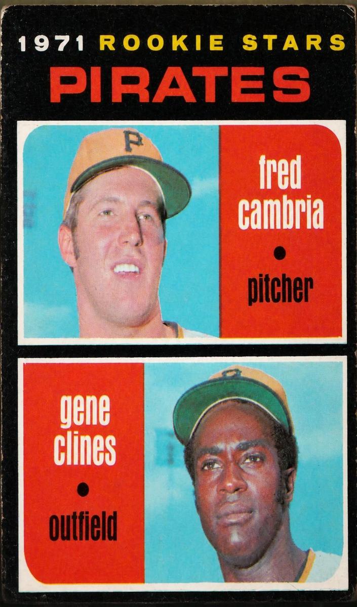 1971 Pirates Rookies [Red Letters] #27