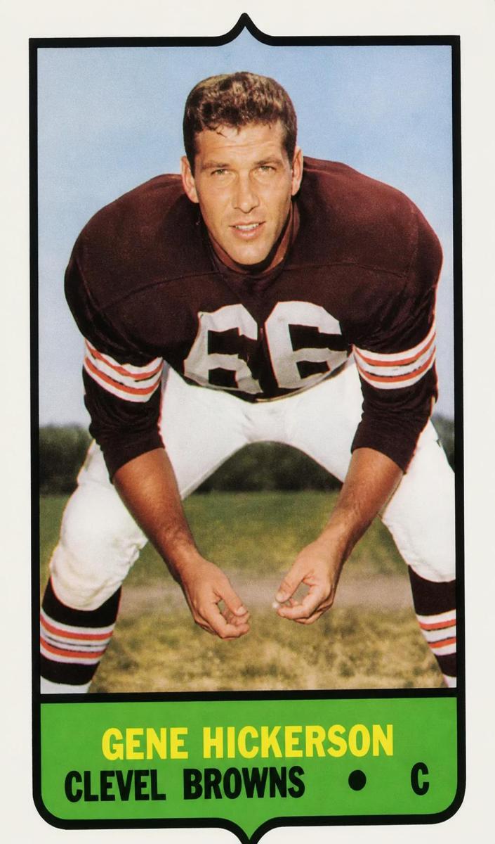 1969 Topps Four in One Single Gene Hickerson #NNO card