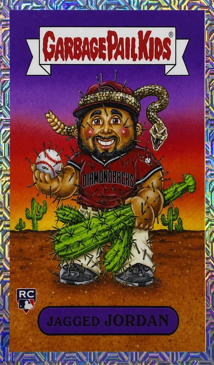 2024 Bowmanchrome Garbage Pail Kids Bowmangpk #BGP1 Jagged Jordan front