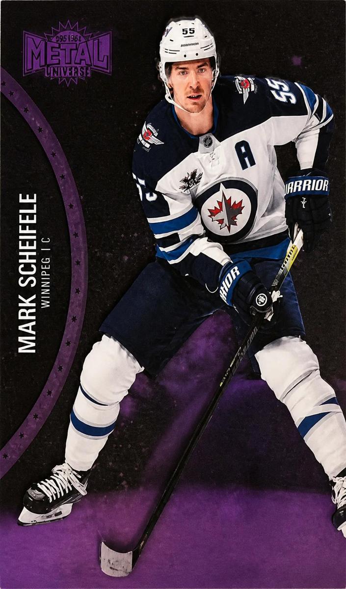 2021 Skybox Metal Universe Mark Scheifele [Purple Spectrum] #30 card