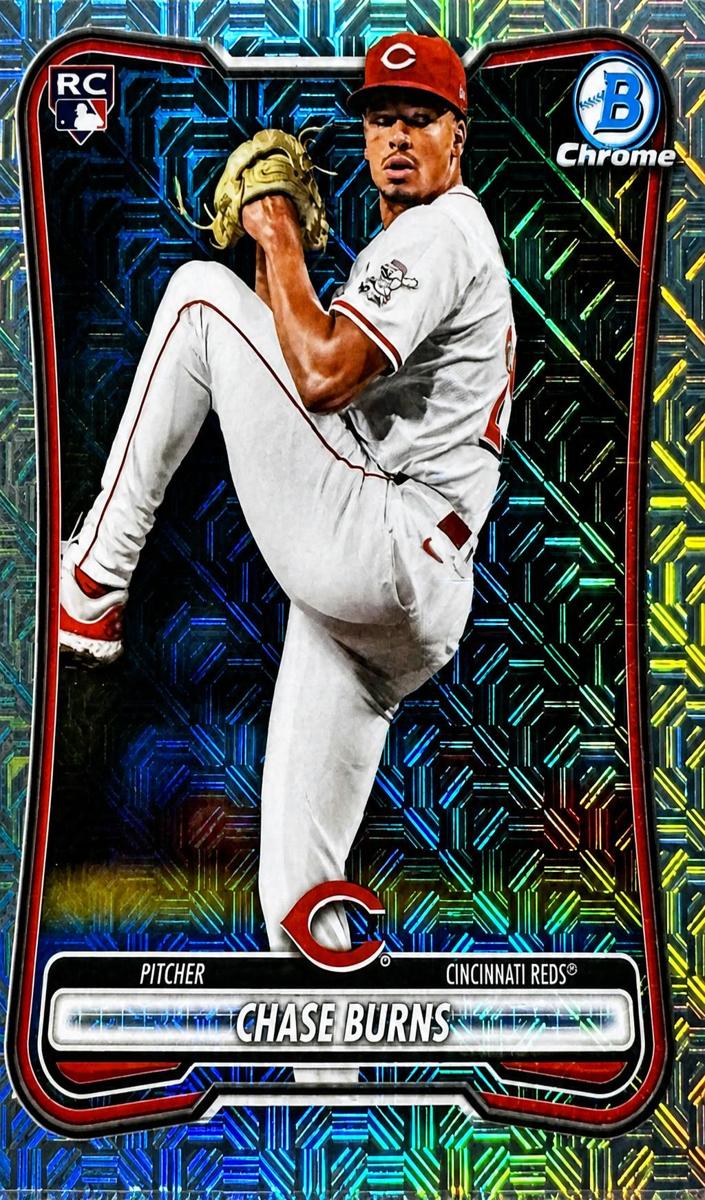 Chase Burns 2026 Bowman Mega Box card