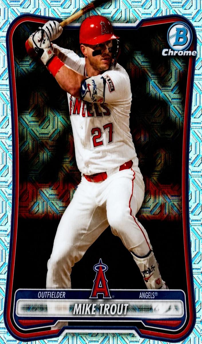 Mike Trout 2026 Bowman Mega Box card