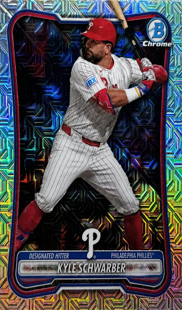 Kyle Schwarber 2026 Bowman Mega Box card