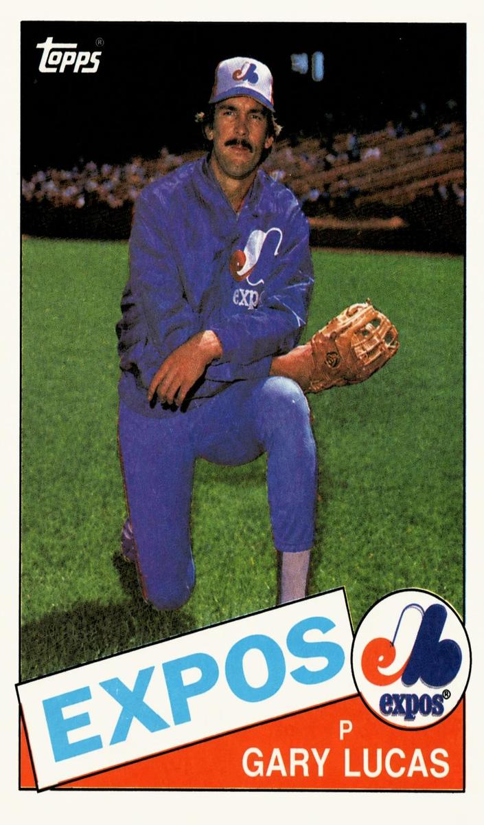 1985 Topps Gary Lucas #297 card
