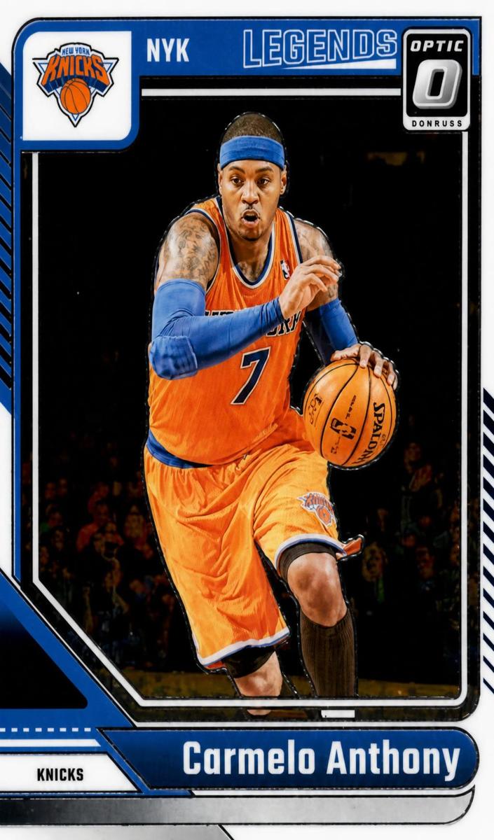 Carmelo Anthony 2024-25 Donruss Optic Basketball card