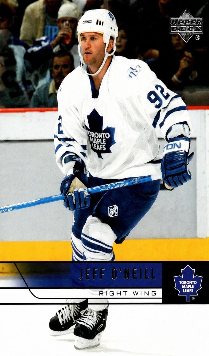2006 Upper Deck Jeff O'Neill #432 card