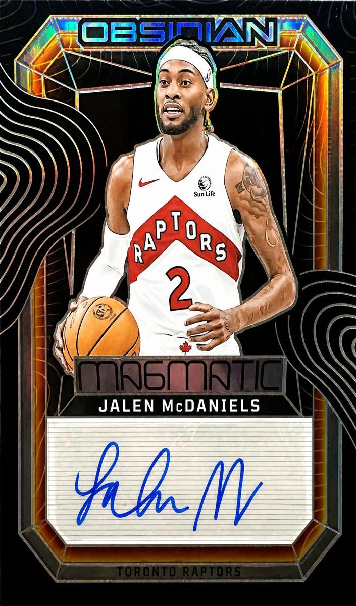 2023 Panini Obsidian Jalen McDaniels #MS-MCD card